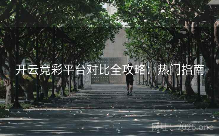 开云竞彩平台对比全攻略：热门指南