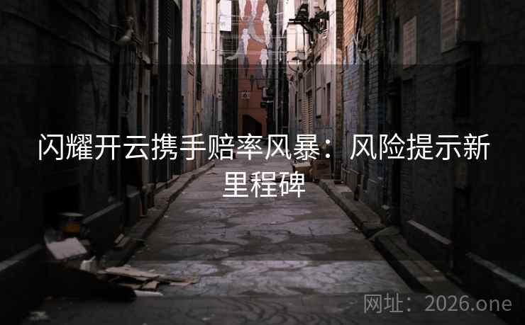 闪耀开云携手赔率风暴：风险提示新里程碑