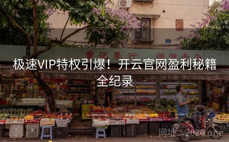 极速VIP特权引爆!开云官网盈利秘籍全纪录 极速VIP特权引爆!开云官网盈利秘籍全纪录