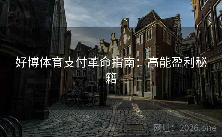 好博体育支付革命指南:高能盈利秘籍