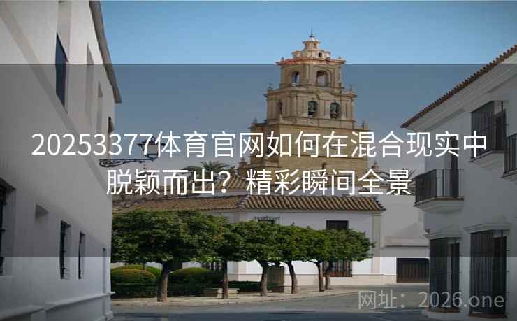20253377体育官网如何在混合现实中脱颖而出?精彩瞬间全景