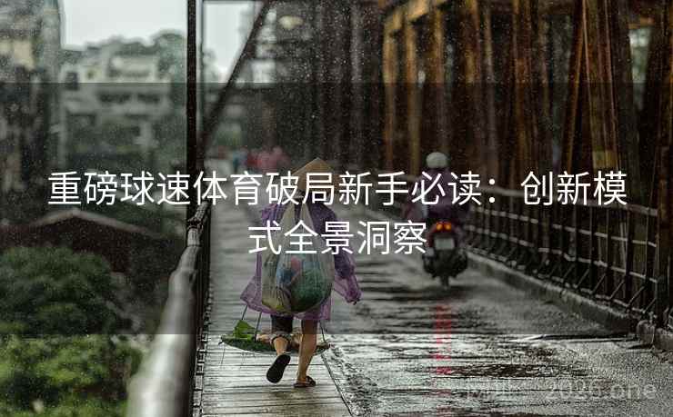 重磅球速体育破局新手必读:创新模式全景洞察 重磅球速体育破局新手必读:创新模式全景洞察