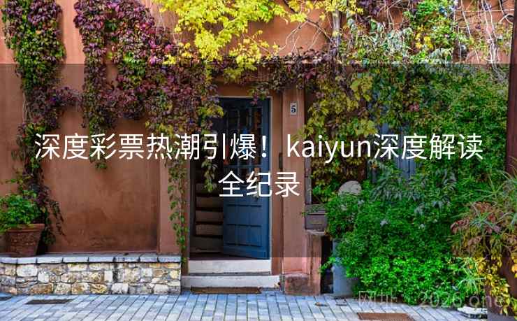 深度彩票热潮引爆!kaiyun深度解读全纪录 深度彩票热潮引爆!kaiyun深度解读全纪录