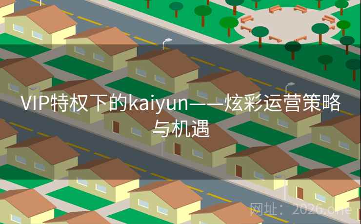 VIP特权下的kaiyun——炫彩运营策略与机遇 VIP特权下的kaiyun——炫彩运营策略与机遇
